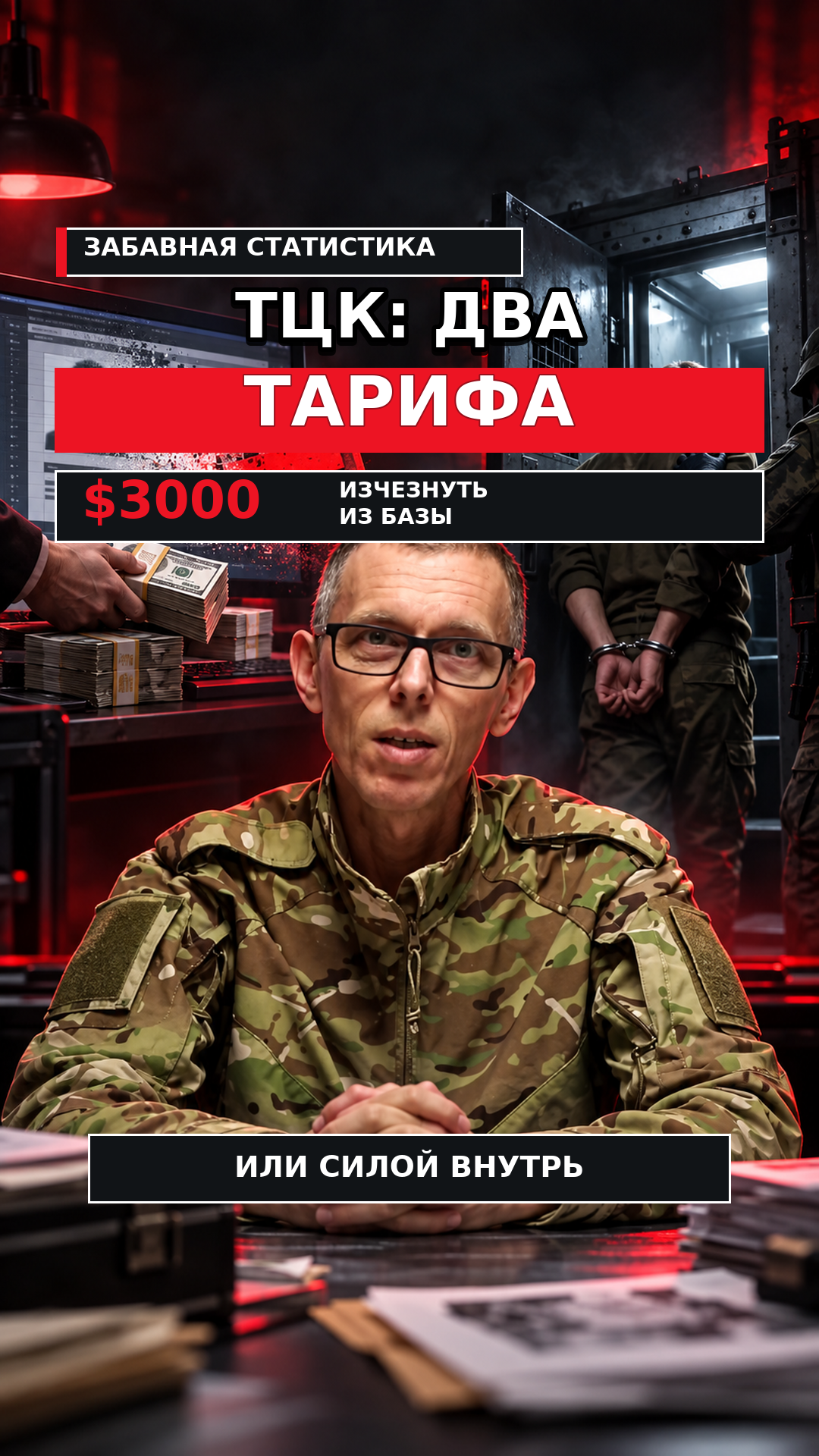 🗣Забавная статистика: ТЦК с прайс-листом.